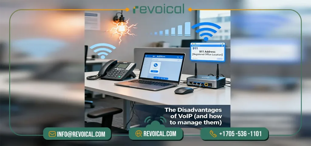 disadvantages of voip systems