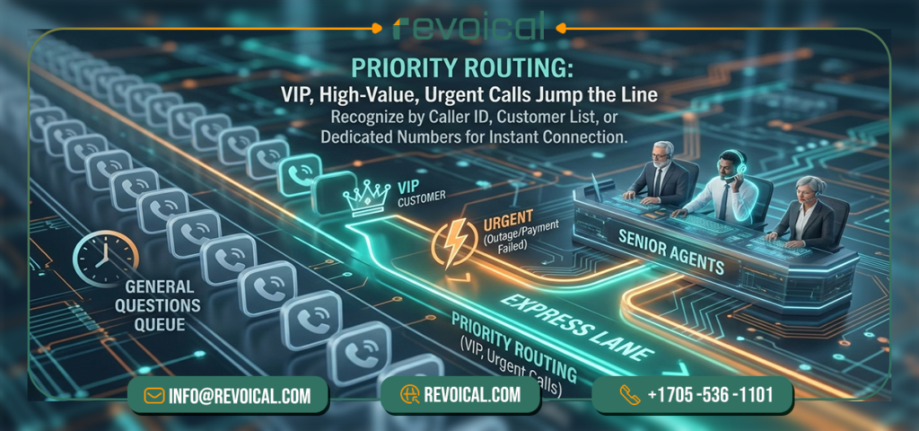 Priority routing from Intelligent Call Routing rules