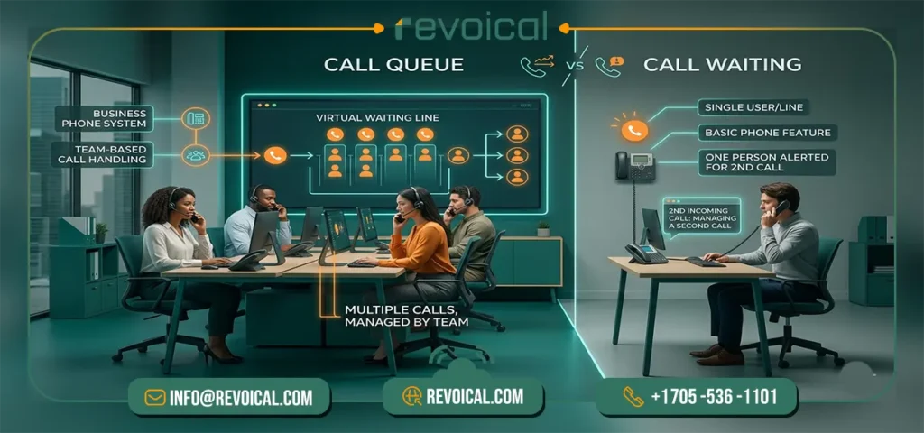 Call Queue vs Call Waiting